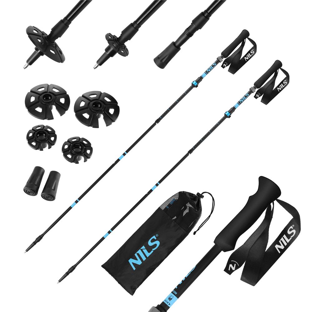 Trekkingstöcke faltbar Aluminium 7075 Trekkingstöcke | NILS TK8604