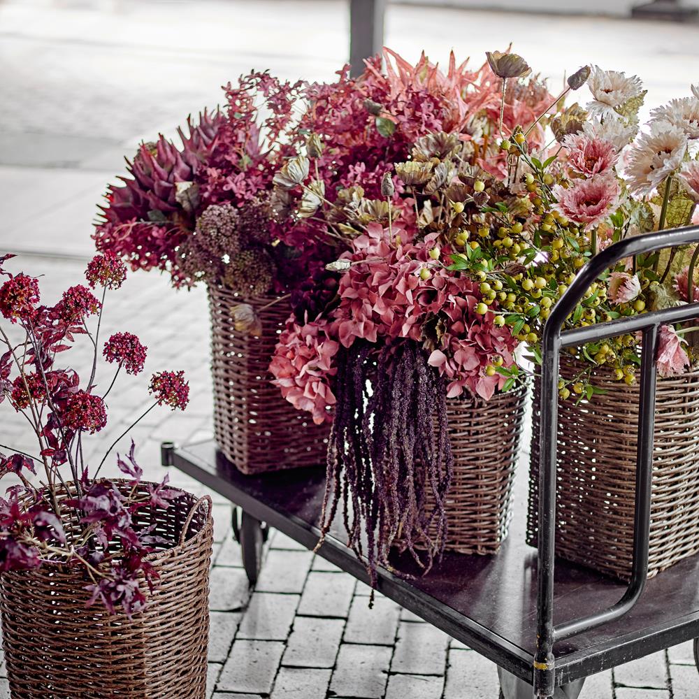 Bloomingville Foxtail Stiel künstliche Blume braun Dekozweig Vase Wohnzimmer Deko
