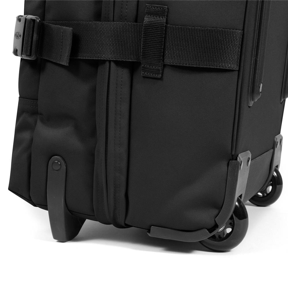 Eastpak TRANVERZ M, Reisetrolley, Black (schwarz), 78L, Rollkoffer mit 2 Rädern und TSA-Schloss