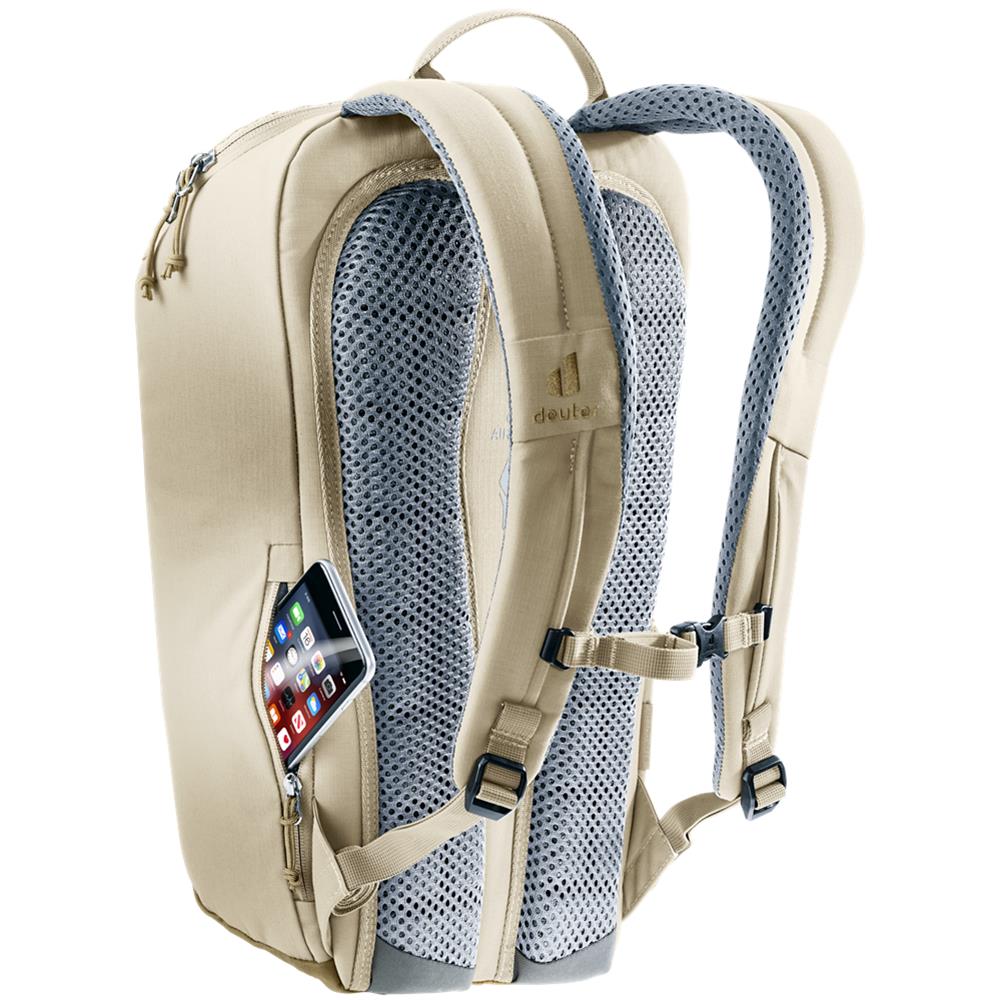 deuter Stepout 16, Rucksack, bone-desert (beige), 16L, mit Flaschenhalter und Tabletfach