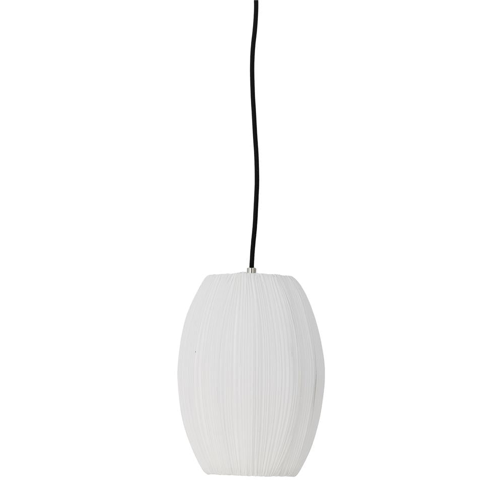 Bloomingville Pica Hängeleuchte Weiß Polyester Pendellampe 28cm