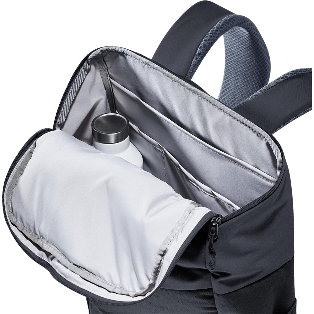 deuter UP Stockholm, Lifestyle-Rucksack, black (schwarz), 22L, mit Flaschenhalter und Tabletfach