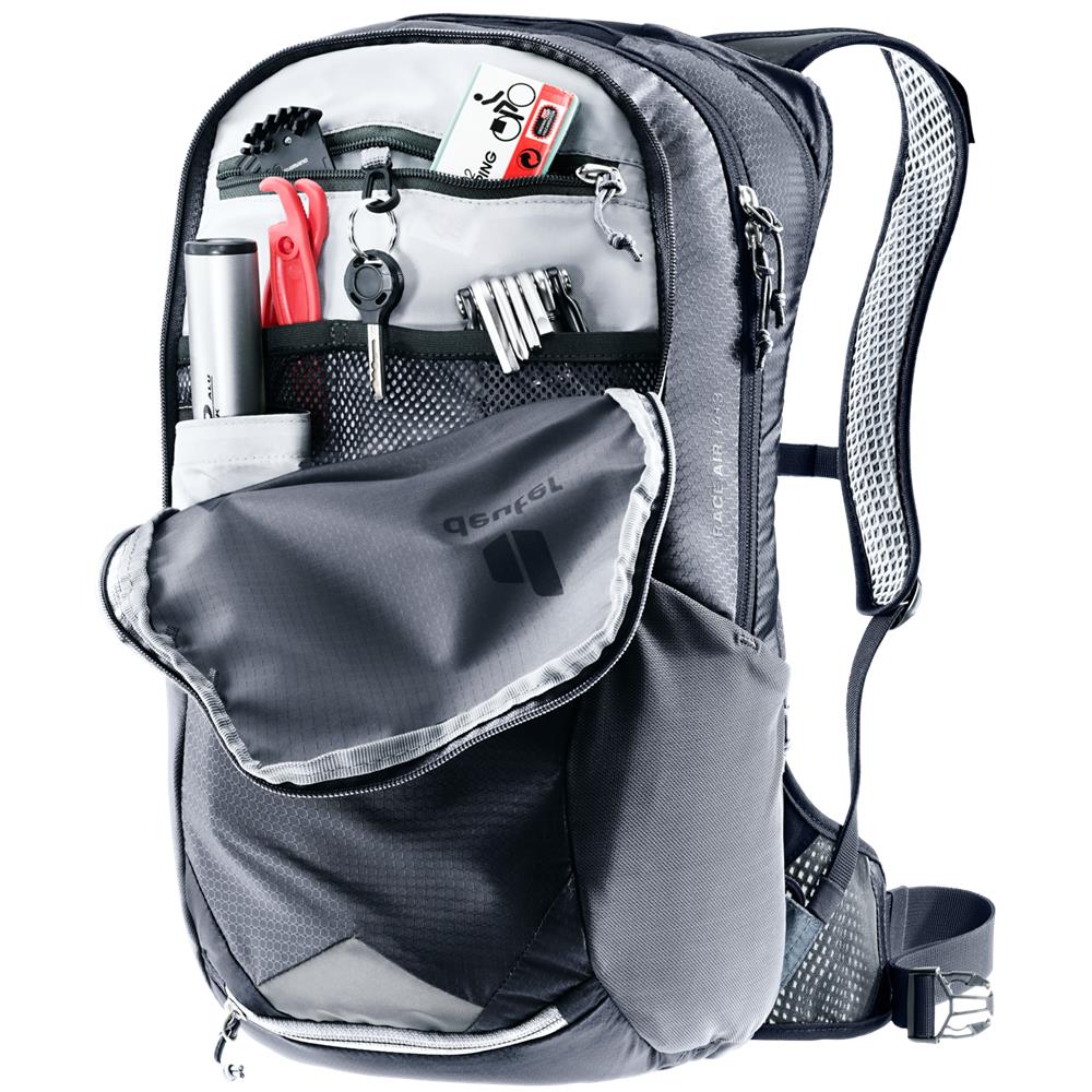 deuter Race Air 14+3, Fahrradrucksack, black (schwarz), 14L