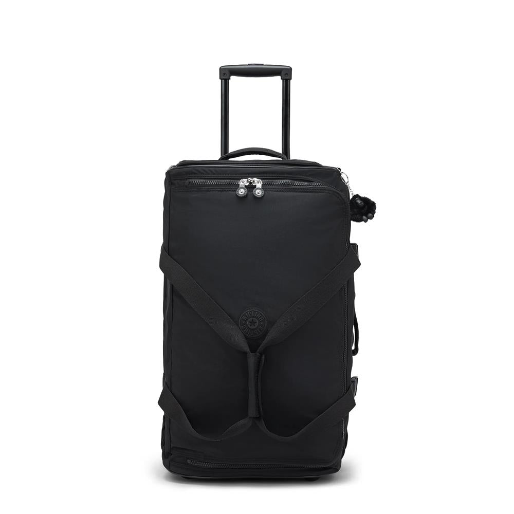 Kipling TEAGAN M, Reisetasche mit Rollen, Black Noir (schwarz), Trolley mit TSA Schloss