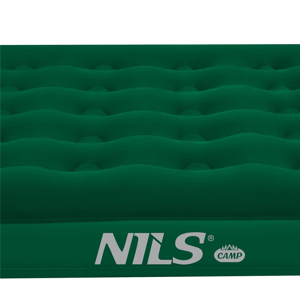 NILS CAMP Campingmatratze Doppelbett grün 191x137x22 cm für Camping Reise Gästebett