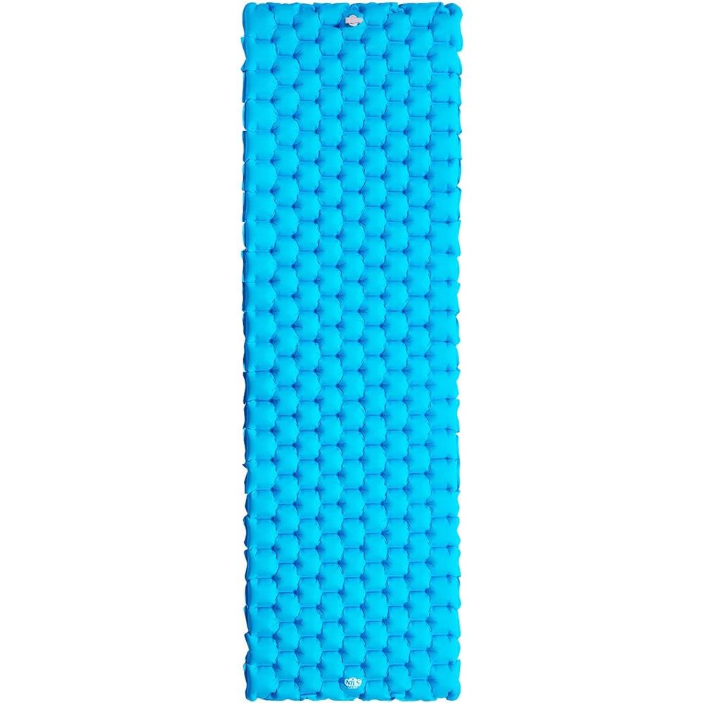 NILS CAMP Campingmatte extra lang 240 cm in blau für Camping Trekking Outdoor leicht