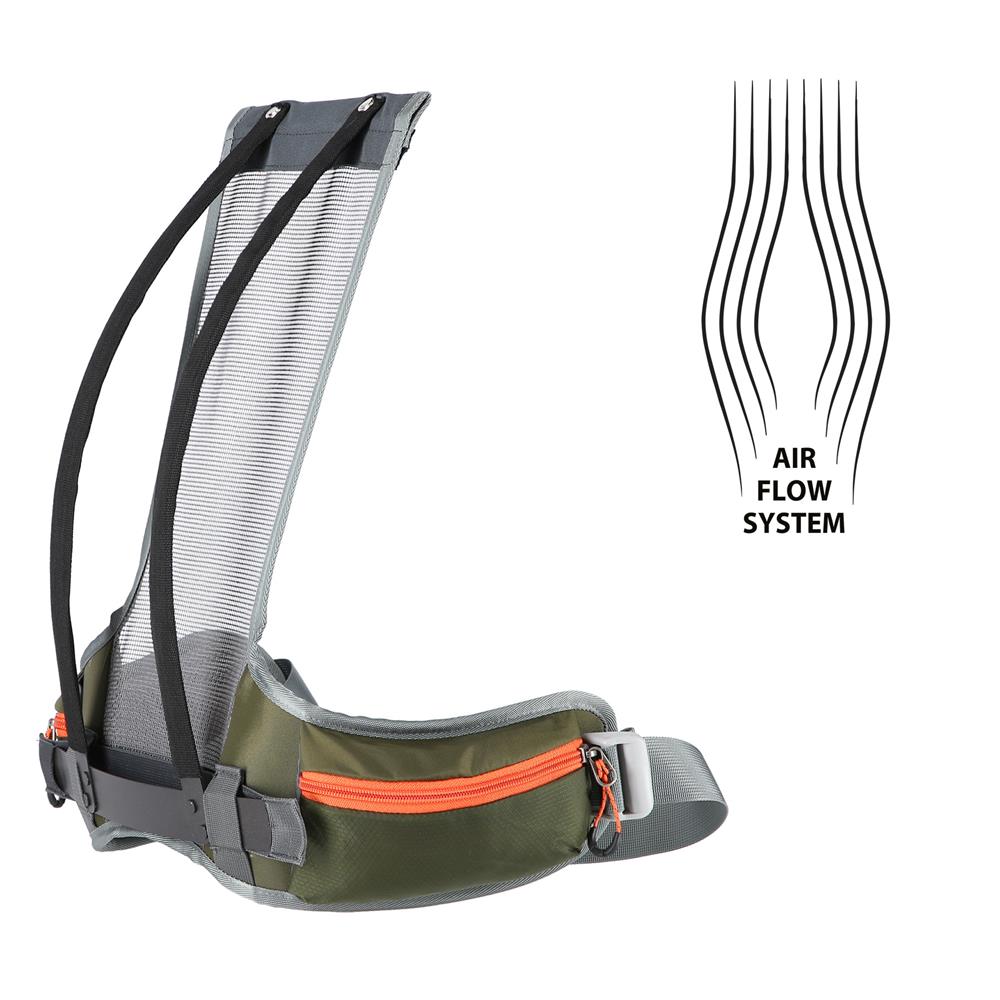 NILS CAMP Trekkingrucksack Rambler 40L in Grün - Outdoor Rucksack mit Belüftung & Regenhülle