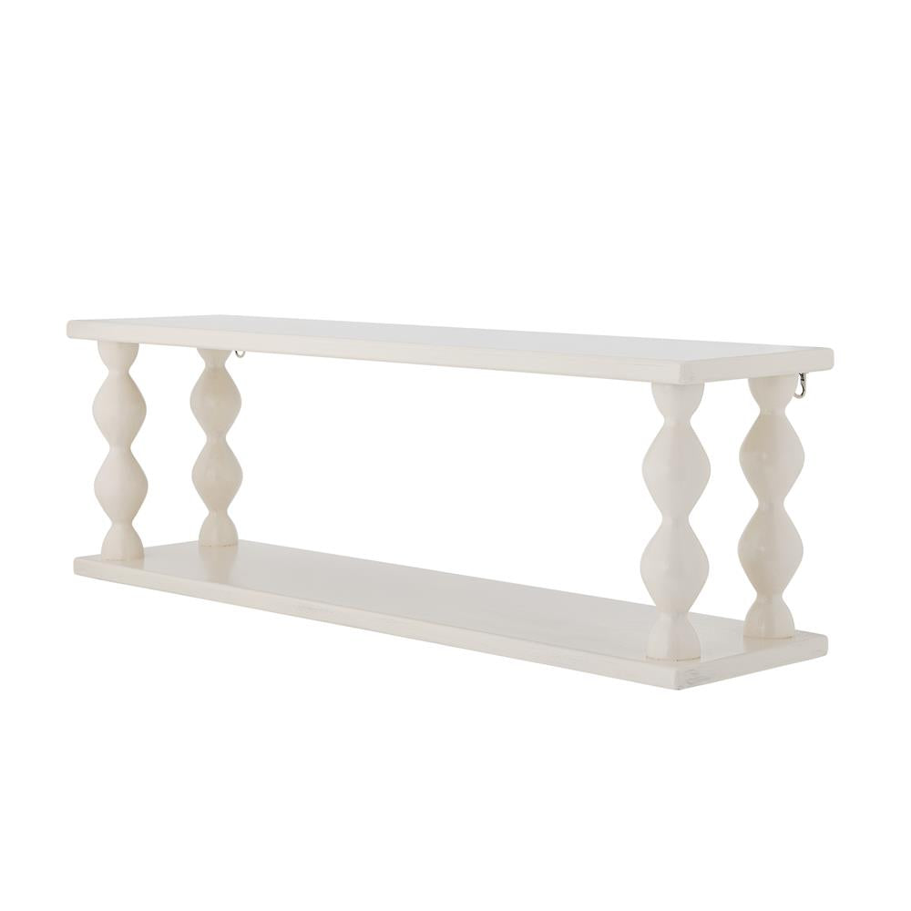 Bloomingville Salino Wandregal Weiß Holz 80x26cm Hängeregal