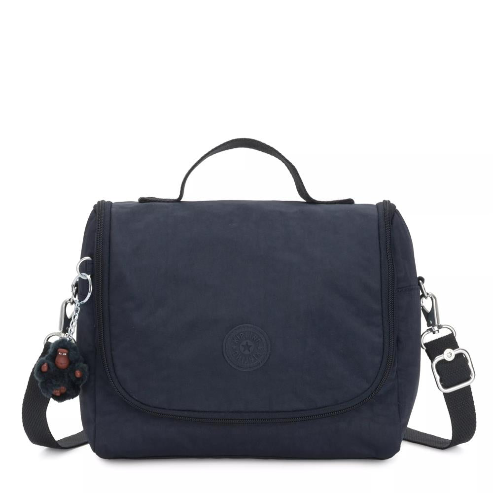 Kipling NEW KICHIROU, große Lunchbox, True Blue Tonal (blau), isolierte Brottasche mit Trolleyfunktion