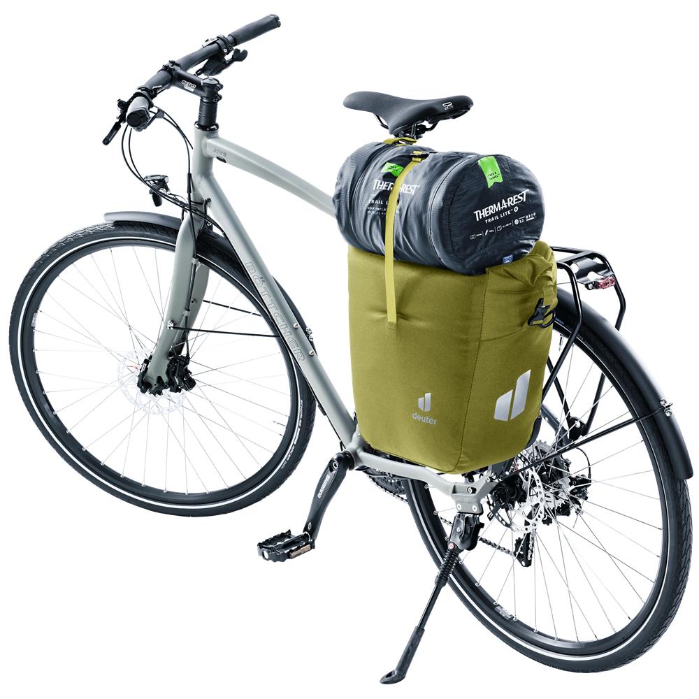 deuter Valbona 20+5, Fahrradtasche, cactus (grün), 25L, Hinterradtasche