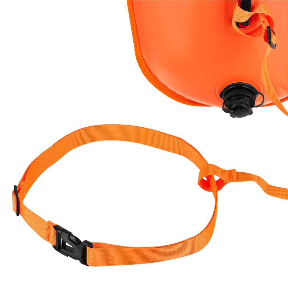 NILS CAMP Schwimmboje 3-in-1 Dry Bag 28L orange Rucksack für Outdoor Wasser Sport