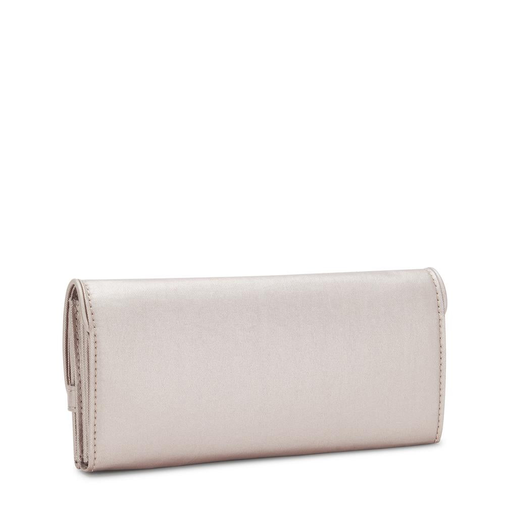 Kipling MONEY LAND, Großes Portemonnaie, Metallic Glow (beige), Geldbörse, Brieftasche