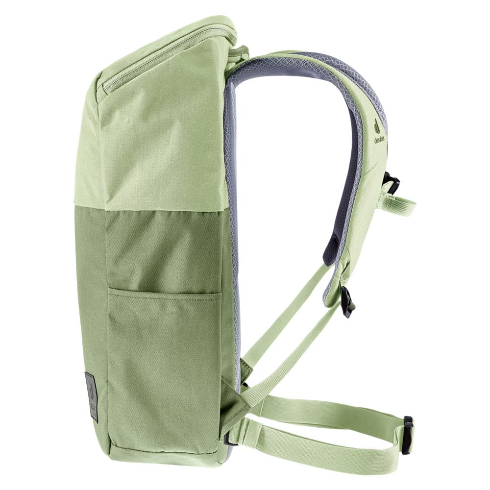 deuter UP Stockholm, Lifestyle-Rucksack, mineral-grove (grün), 22L, mit Flaschenhalter und Tabletfach