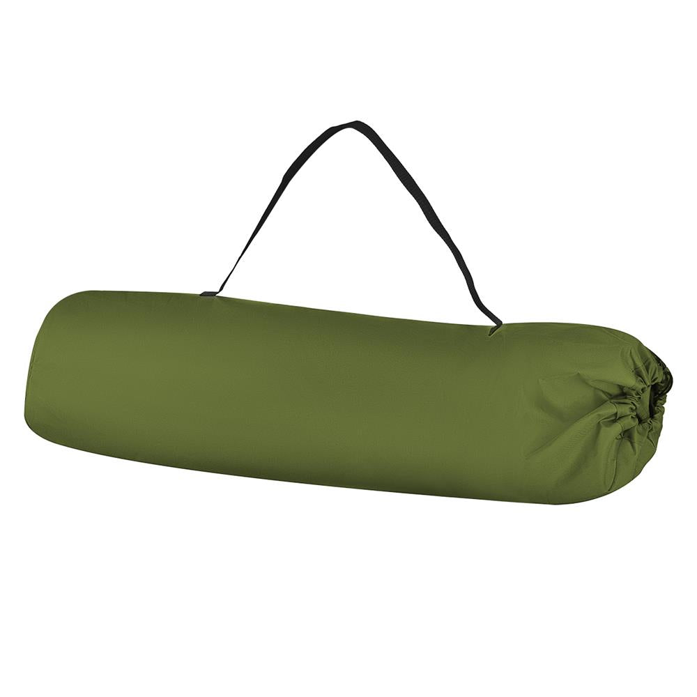 NILS CAMP Campingstuhl Grün - gepolsterter Klappstuhl mit Tasche für Camping, Garten & Angeln
