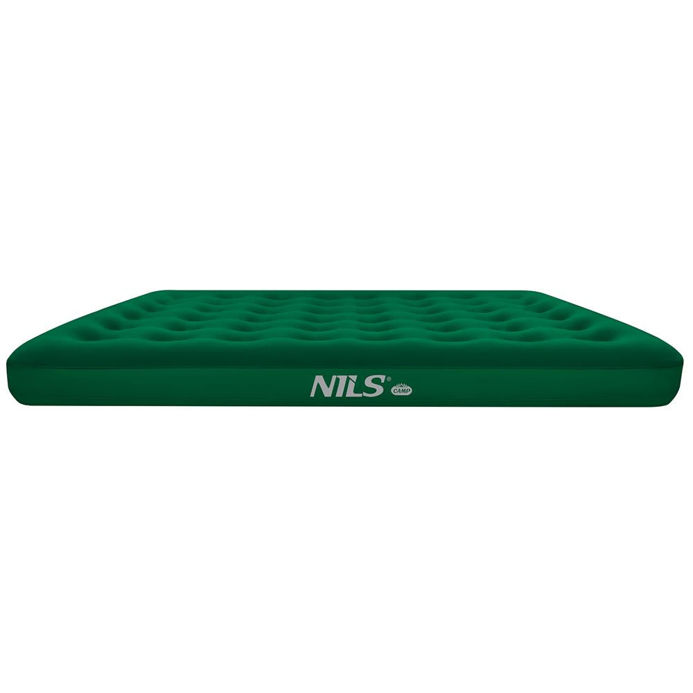 NILS CAMP Campingmatratze Doppelbett grün 203x152x22 cm für Camping Reise Gästebett