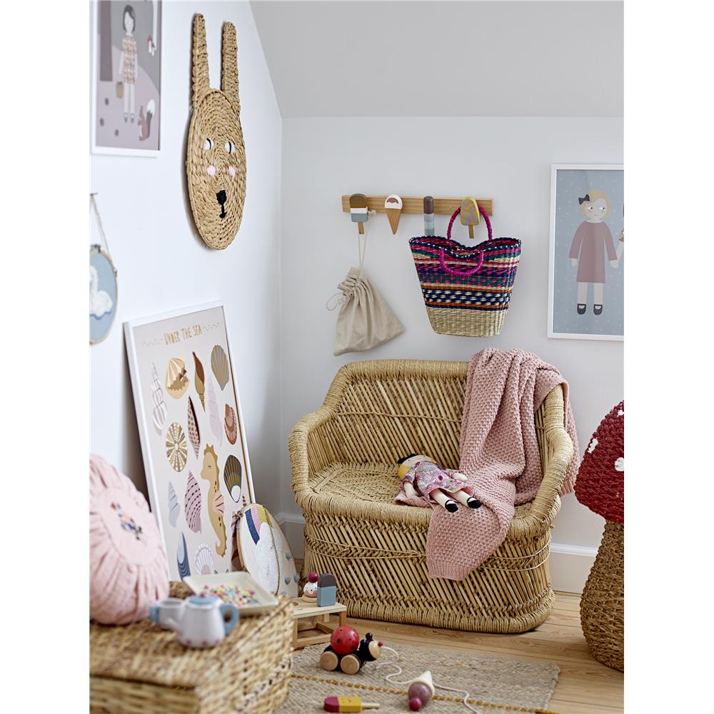 Bloomingville MINI Zyon Kleiderhaken Eis am Stiel Holz Wandgarderobe Kindergarderobe dänisches Design
