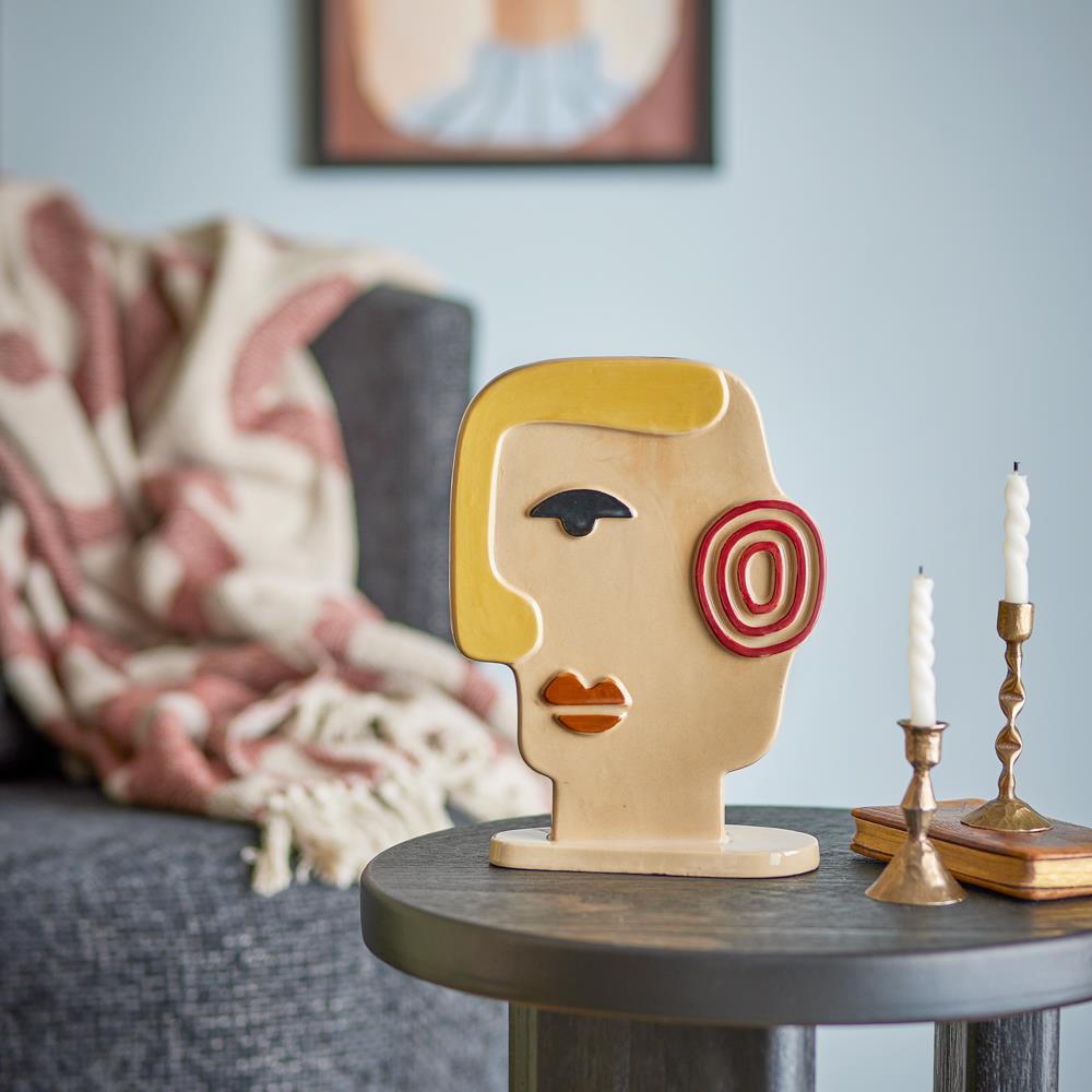 Bloomingville Voila Deko Braun Steingut Skulptur 25cm