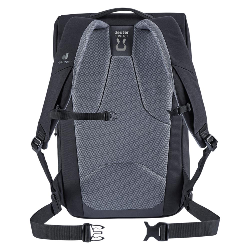 deuter UP Seoul, Rucksack, black (schwarz), 26L, mit Flaschenhalter und Laptopfach