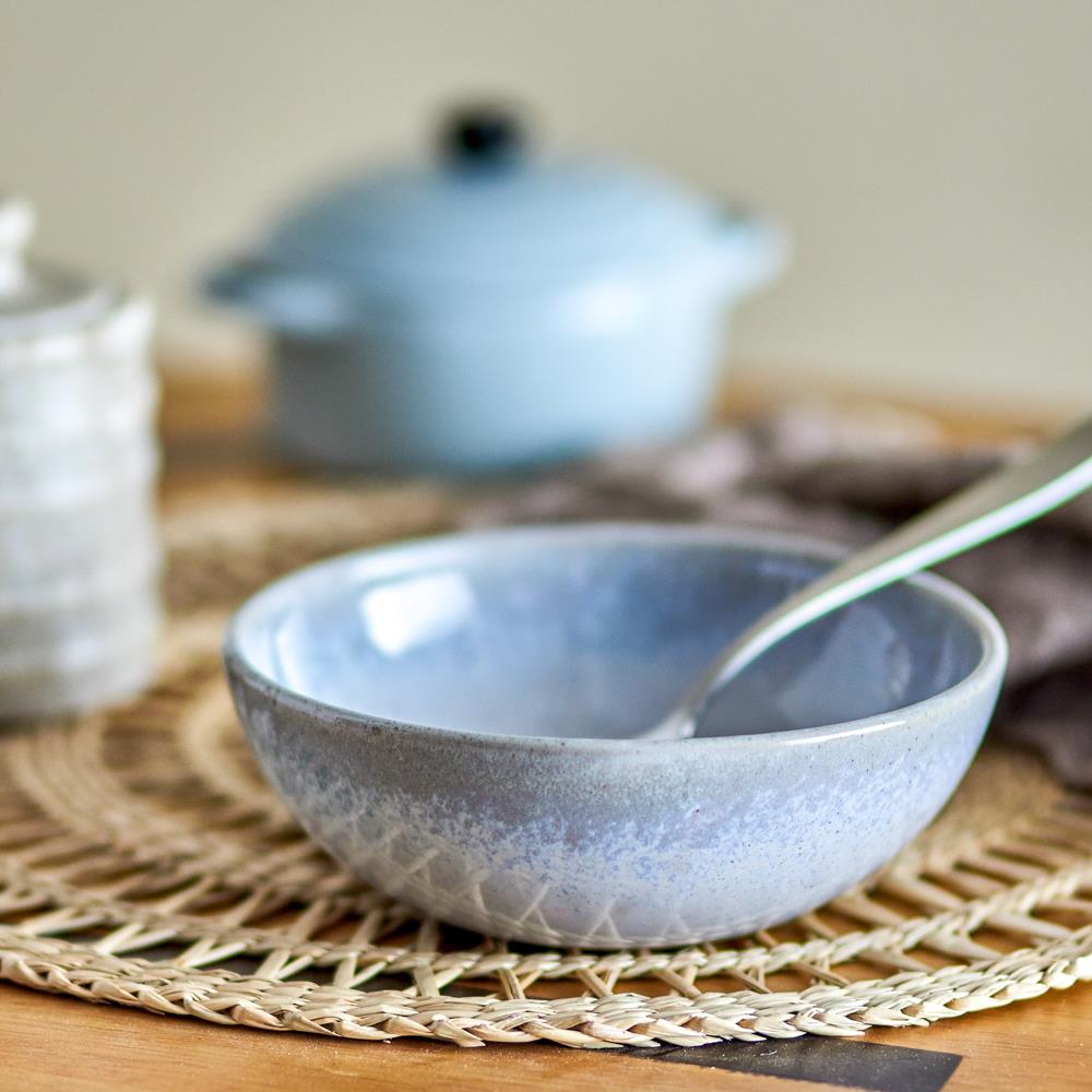 Bloomingville Paula Frühstück Set Blau Steingut 12-teilig