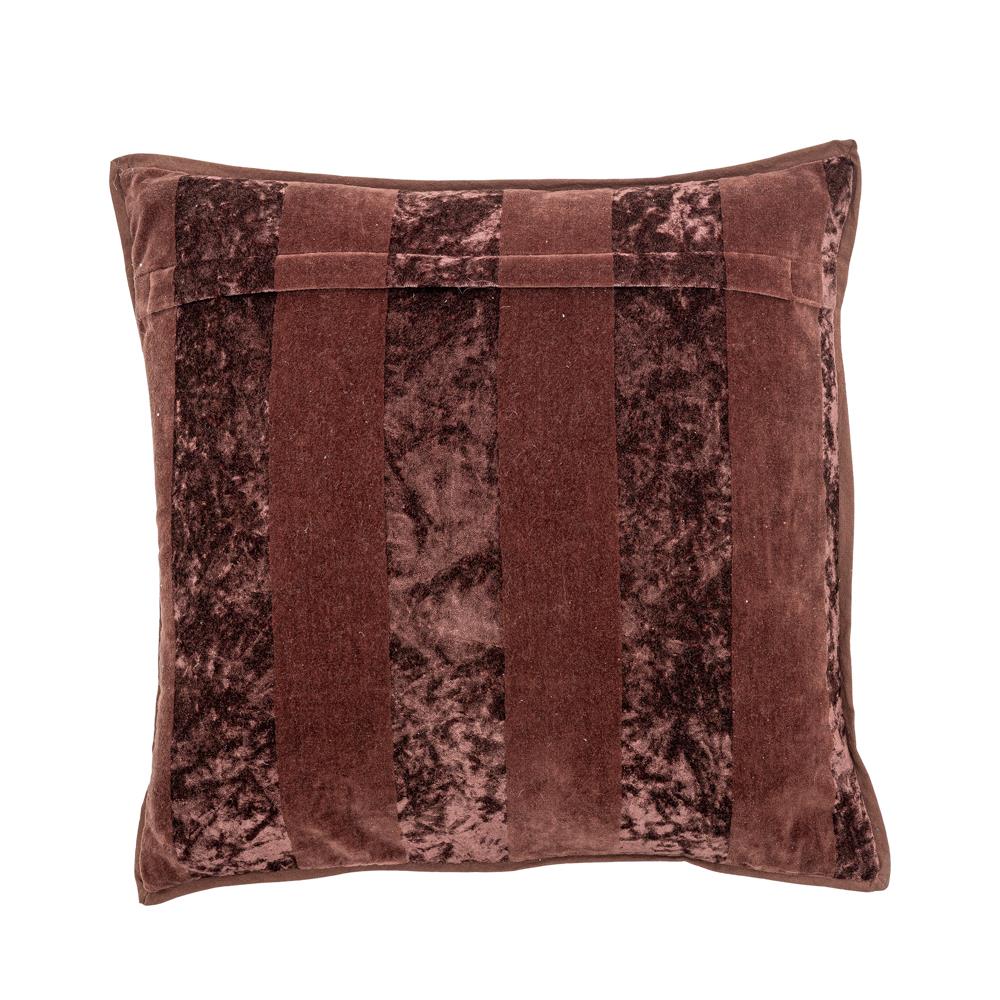 Bloomingville Kosar Kissen Braun – Elegantes Baumwollkissen 45x45 cm mit Strukturmix