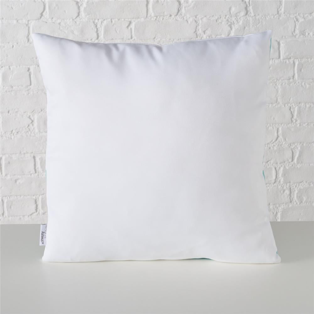 BOLTZE Kissen Summer Spritz 45x45 cm - Sommerliches Deko-Kissen Orange/Türkis/Weiß