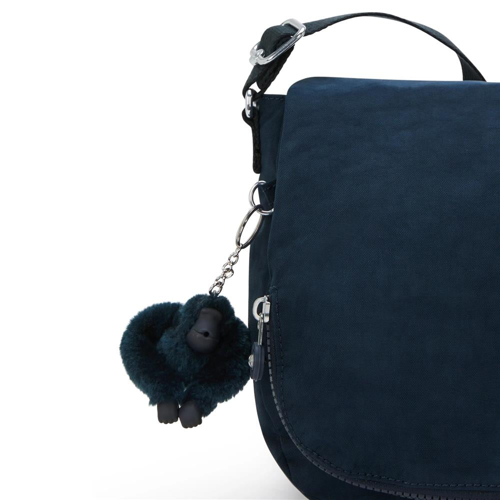 Kipling EARTHBEAT M, Schultertasche, Blue Bleu 2 (blau), Umhängetasche mit viel Stauraum