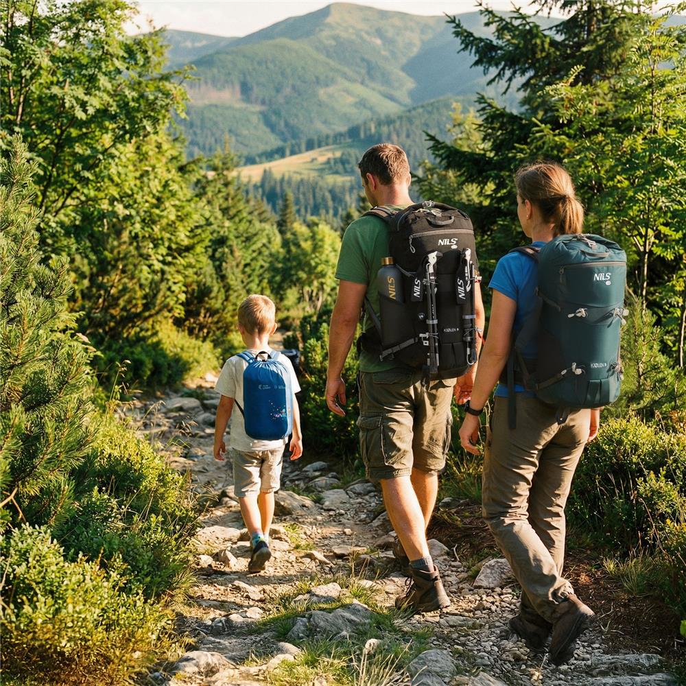 NILS CAMP Kinderschlafsack SPACE mit Rucksack Camping Schlafsack Kinder