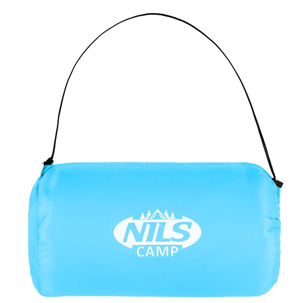 NILS CAMP Schlafsack Blau-Schwarz - leichter Sommerschlafsack für Camping, Trekking & Outdoor