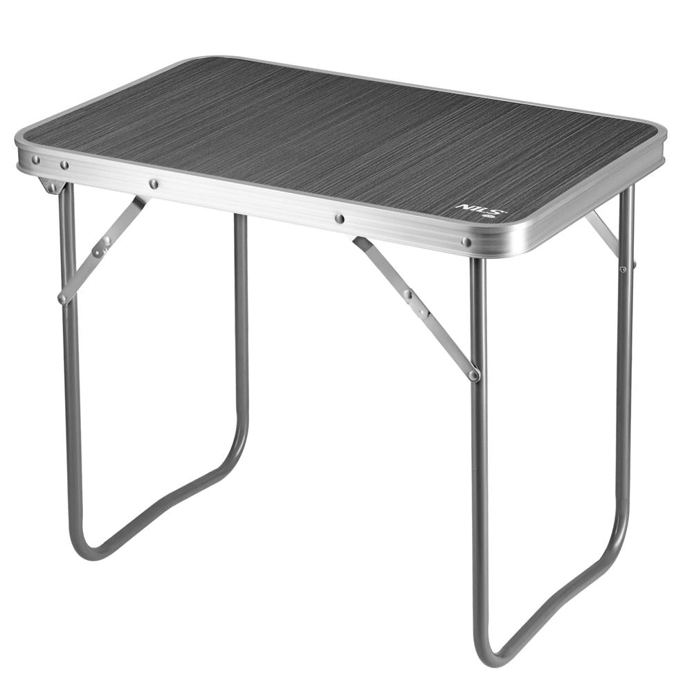 NILS CAMP Campingtisch grau kompakt faltbar für Camping Picknick Garten Outdoor
