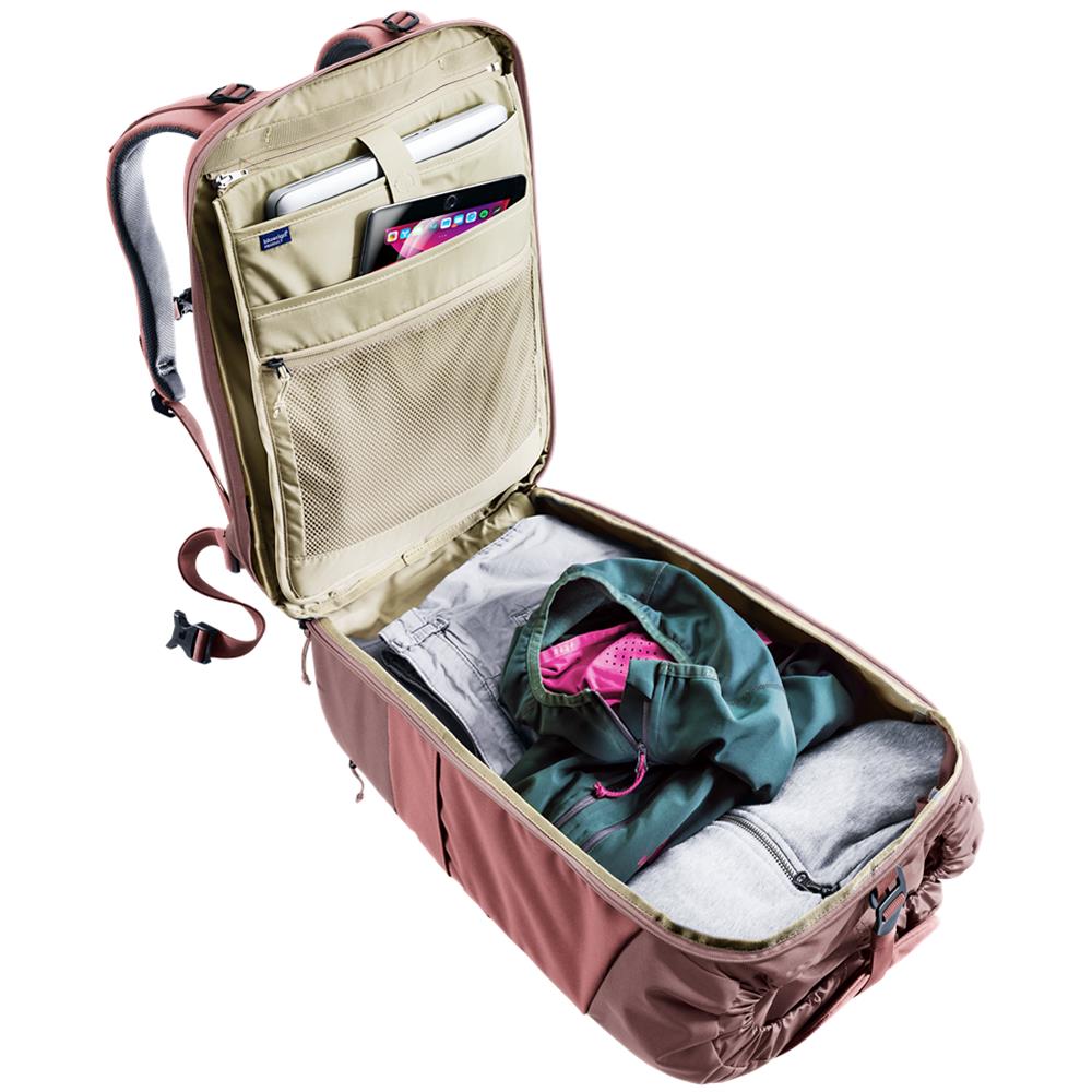 deuter Utilion 34+5, Rucksack, caspia-raisin (braun), 39L, mit Flaschenhalter und Laptopfach