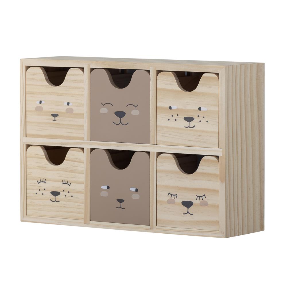 Bloomingville MINI Calle Aufbewahrungsbox, Schreibtisch-Organizer, Kinderzimmer, dänisches Design