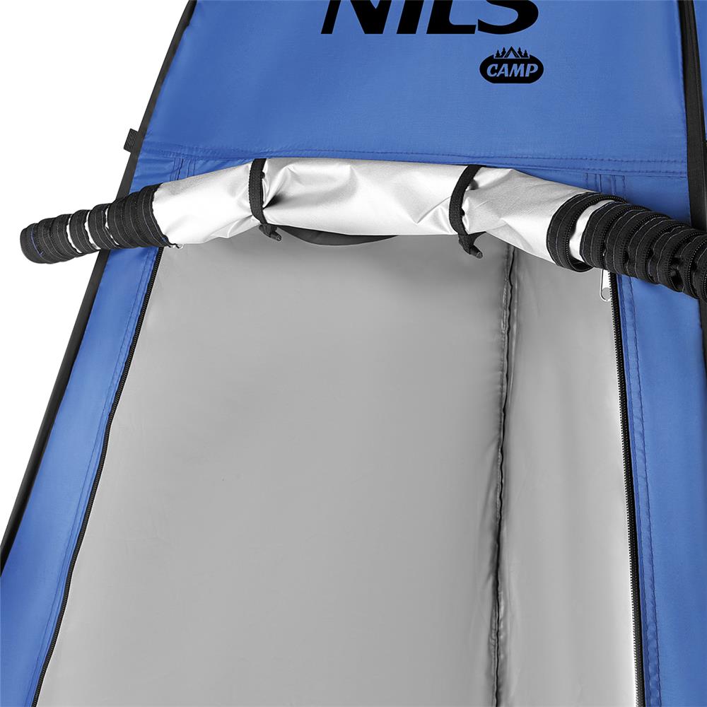 NILS CAMP Umkleidezelt blau Pop-Up für Camping Strand Outdoor Dusche WC