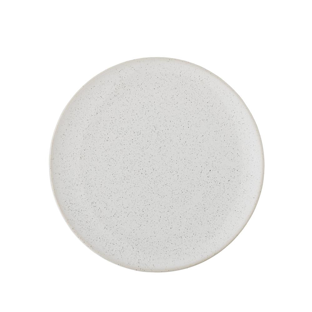 Bloomingville Addison Teller Weiß Steingut 20 cm skandinavisch