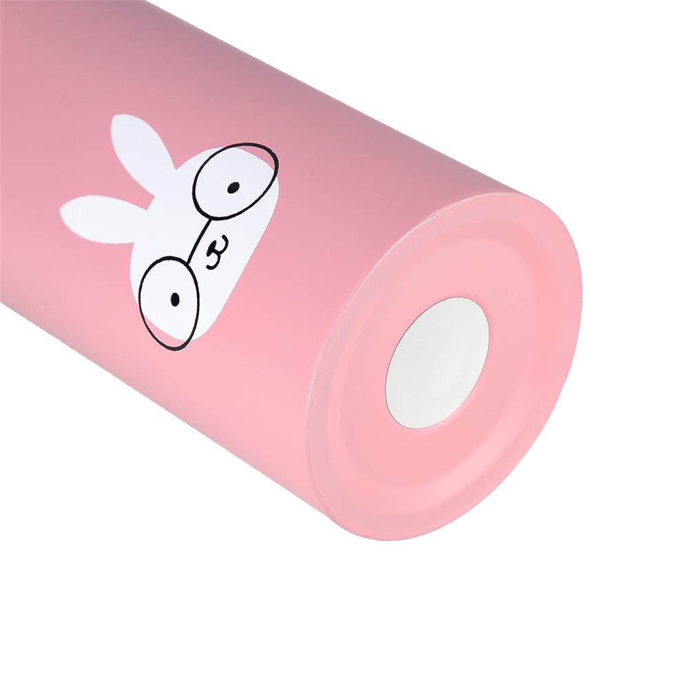 NILS NILS Thermobecher 500 ml Edelstahl rosa Kanninchen auslaufsicher mit Trageschlaufe