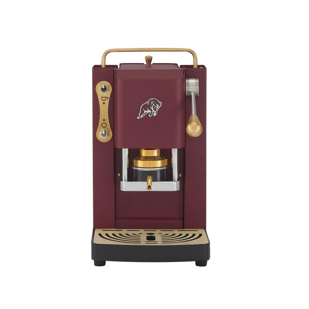Faber Pro Essential Cherry Red Messing ESE Pad Kaffeemaschine 44 mm