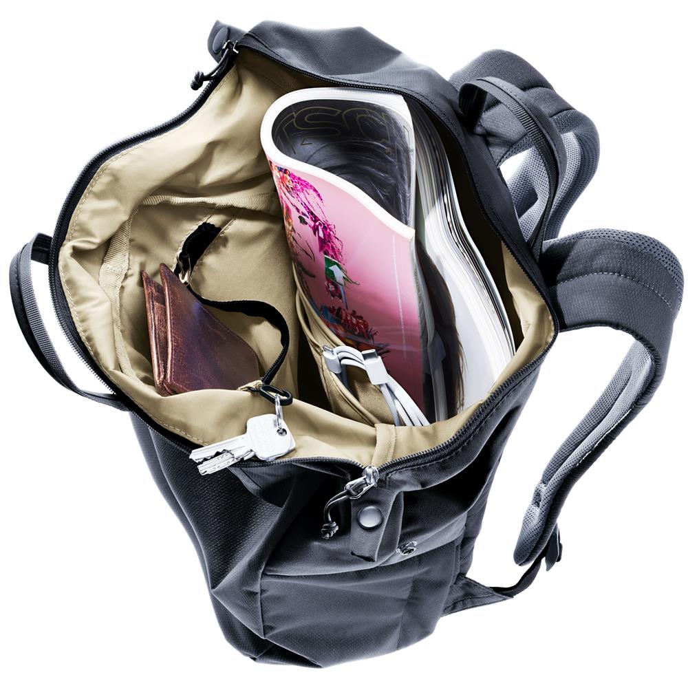 deuter Vista, Rucksack, black (schwarz), 18L, Toploader mit Reißverschluss