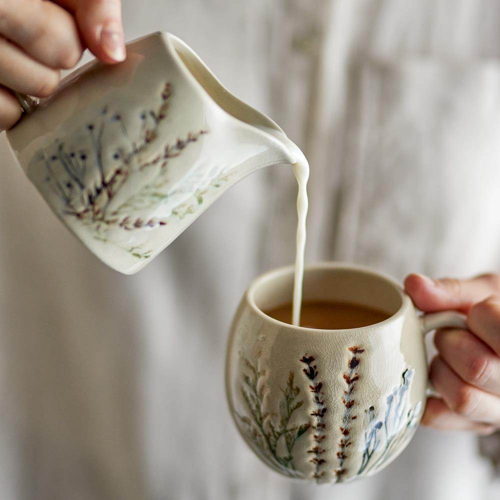 Bloomingville Bea Tasse Natur Steingut 250ml 4er Set
