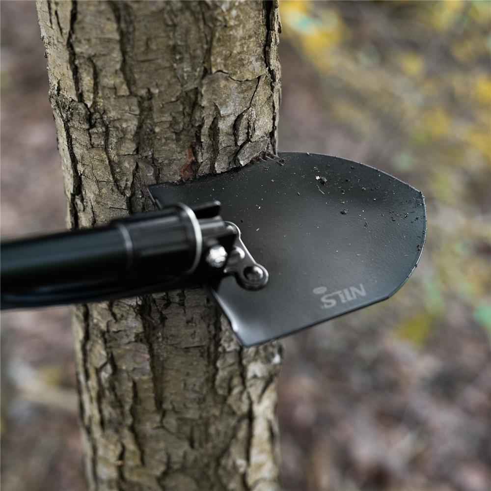 NILS CAMP Klappspaten Multitool mit Säge Pickel für Camping Outdoor