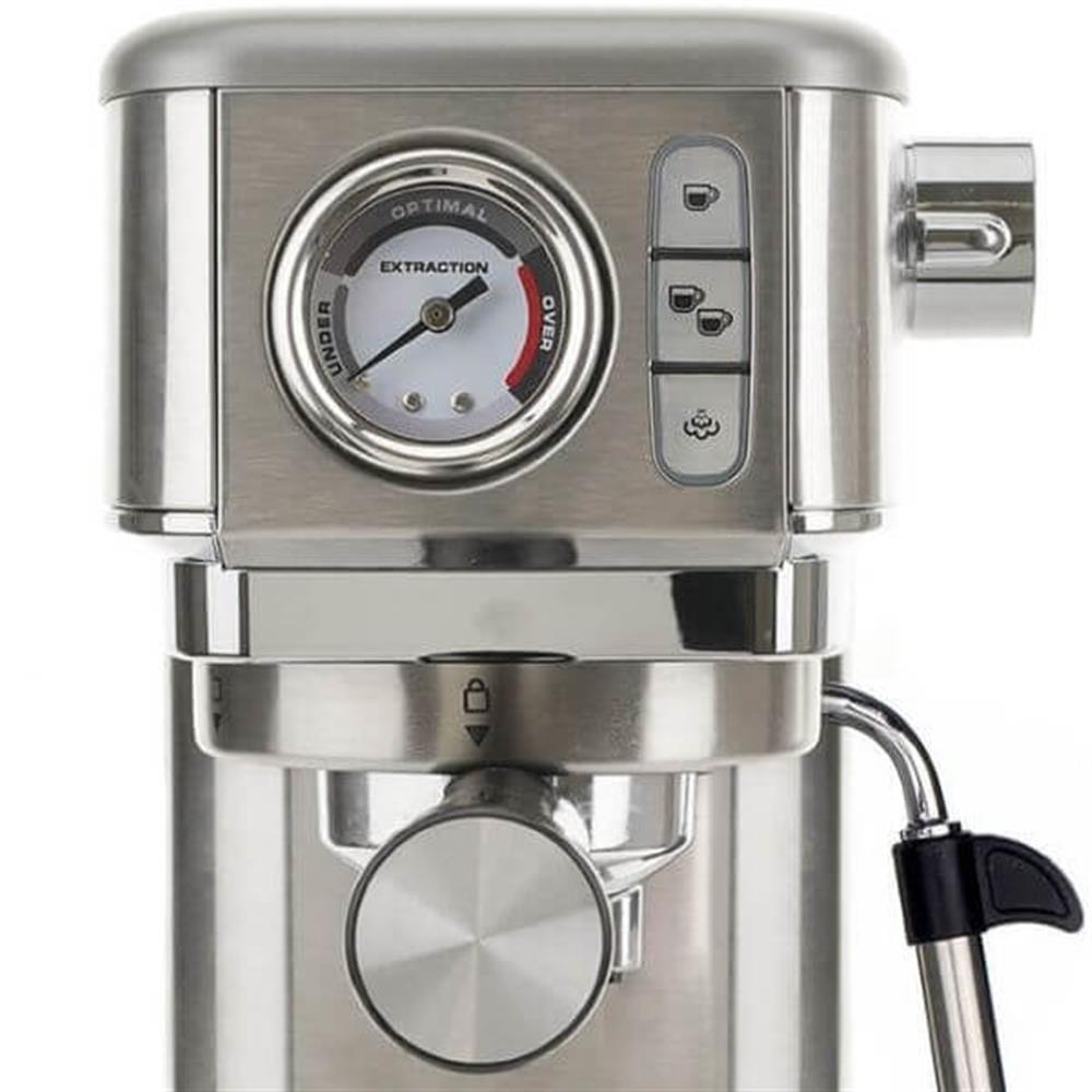Ariete Espressomaschine, Silber, Siebträgermaschine für Pulver und ESE-Pads