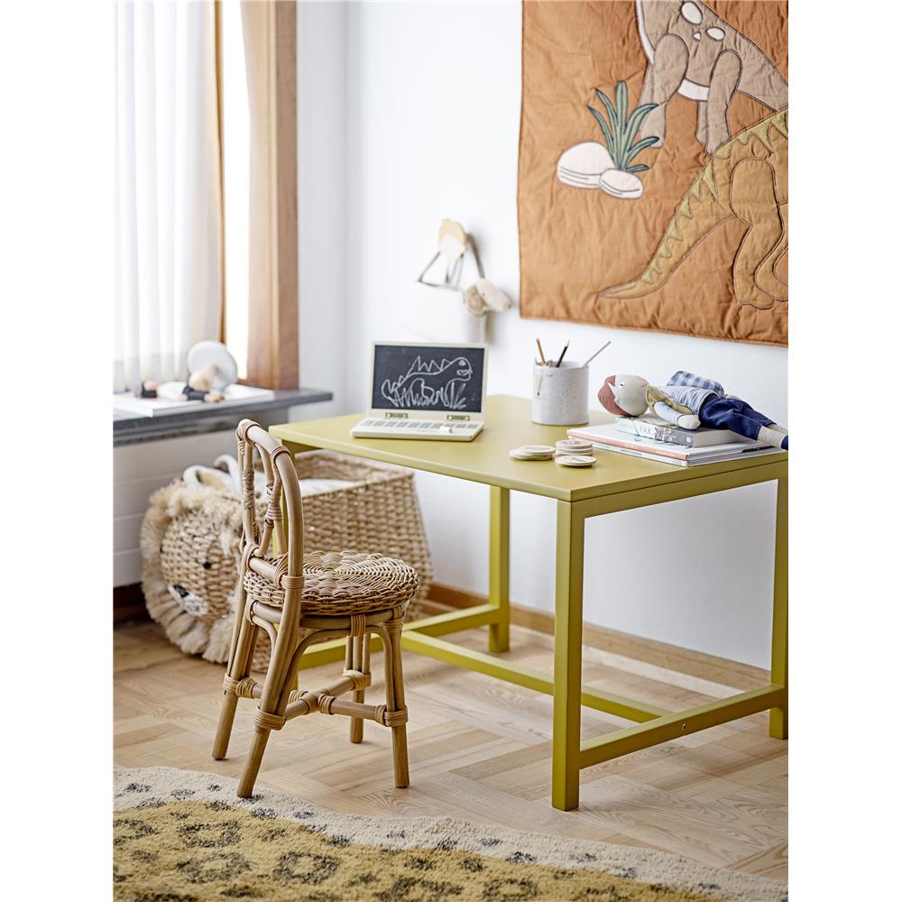 Bloomingville MINI Harrison Aufbewahrungskorb Natur Bankuan Grass Kinderzimmer Spielzeugkorb Löwe