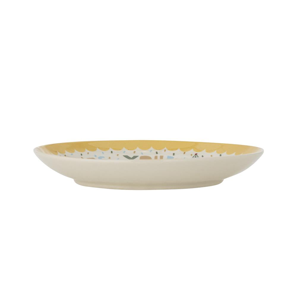 Bloomingville MINI Celebrate Teller Gelb Steingut Durchmesser 16cm