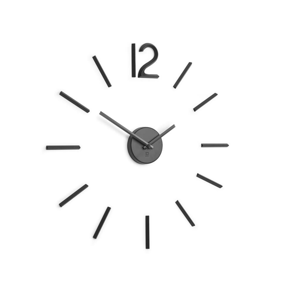 Umbra Blink Quarz Wanduhr Schwarz DIY Küchenuhr Dekouhr