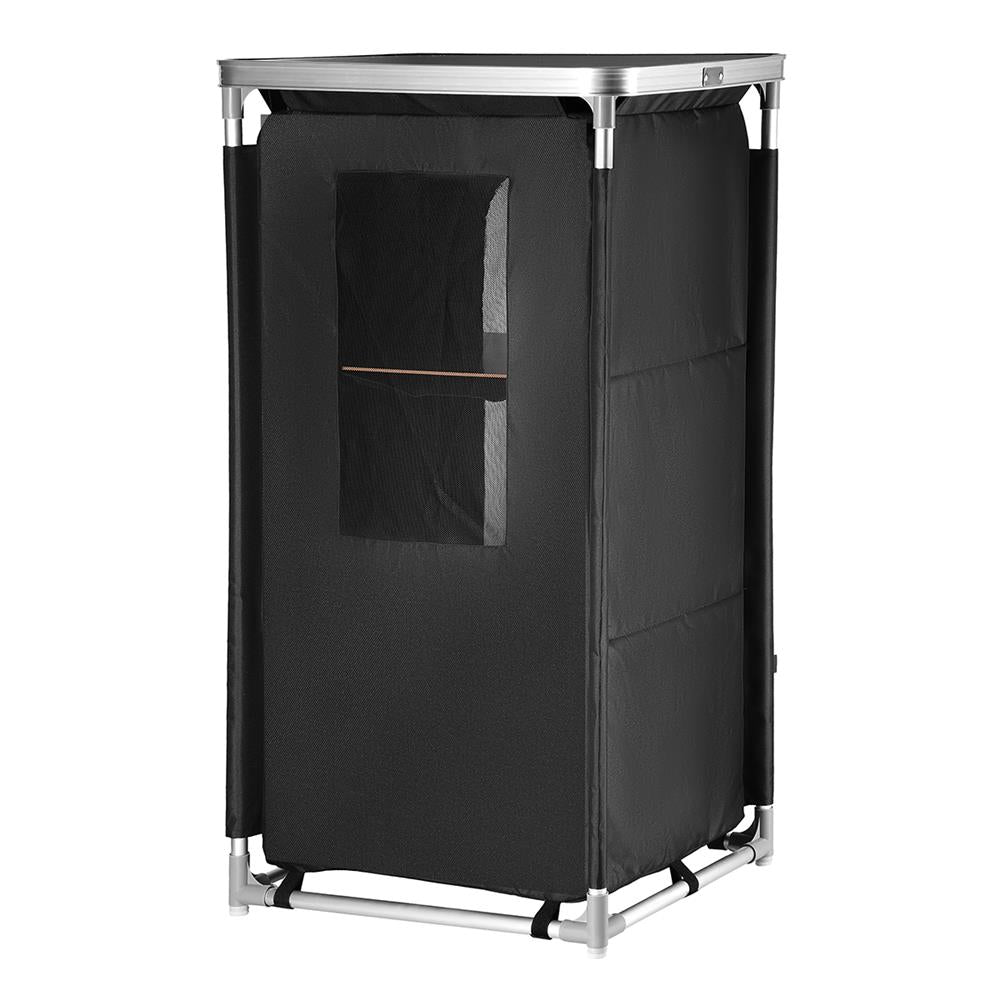 NILS CAMP Campingschrank mit Arbeitsplatte - faltbarer Outdoor Schrank für Camping & Reisen