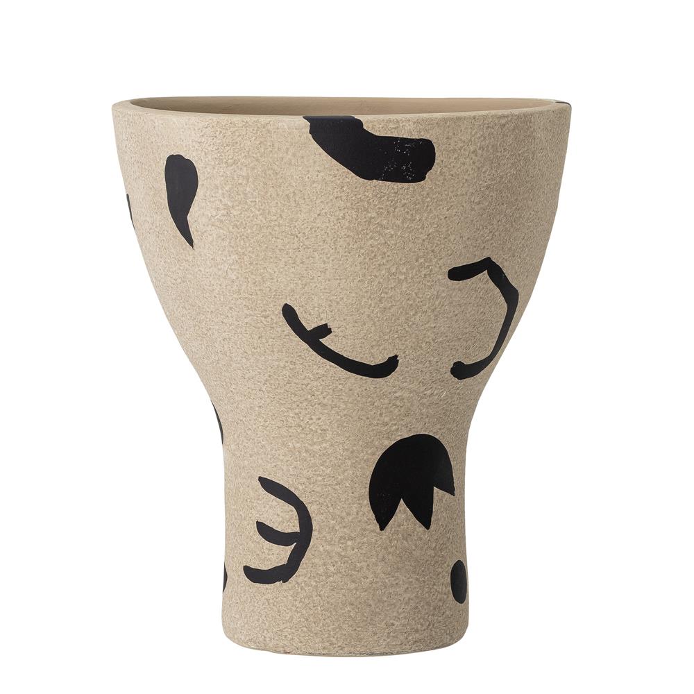 Bloomingville Nans Deko-Vase Terrakotta 23 x 27 cm Beige