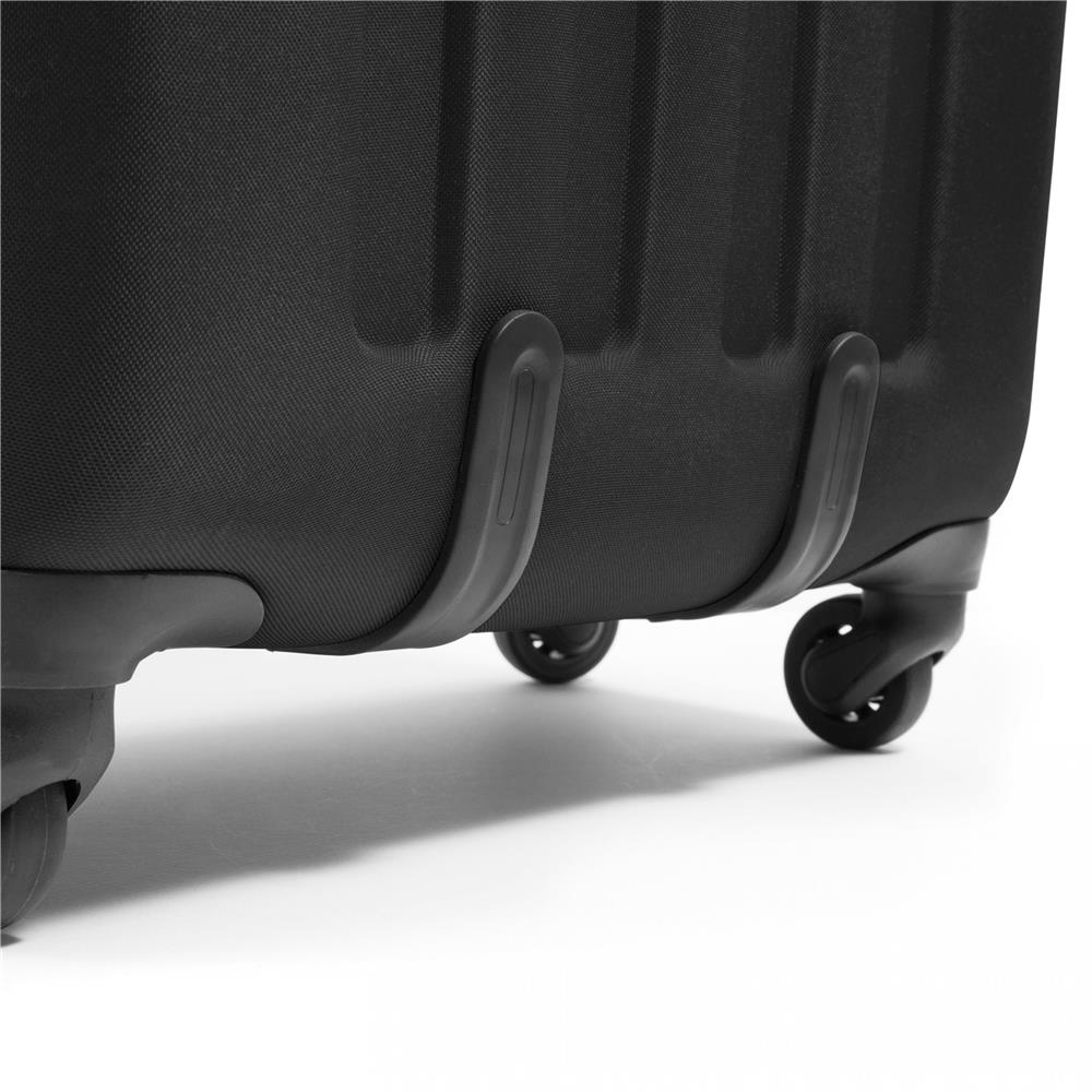 Eastpak TRANZSHELL L, Großer Reisetrolley, Black (schwarz), 75L, Rollkoffer mit 4 Rädern und TSA-Schloss