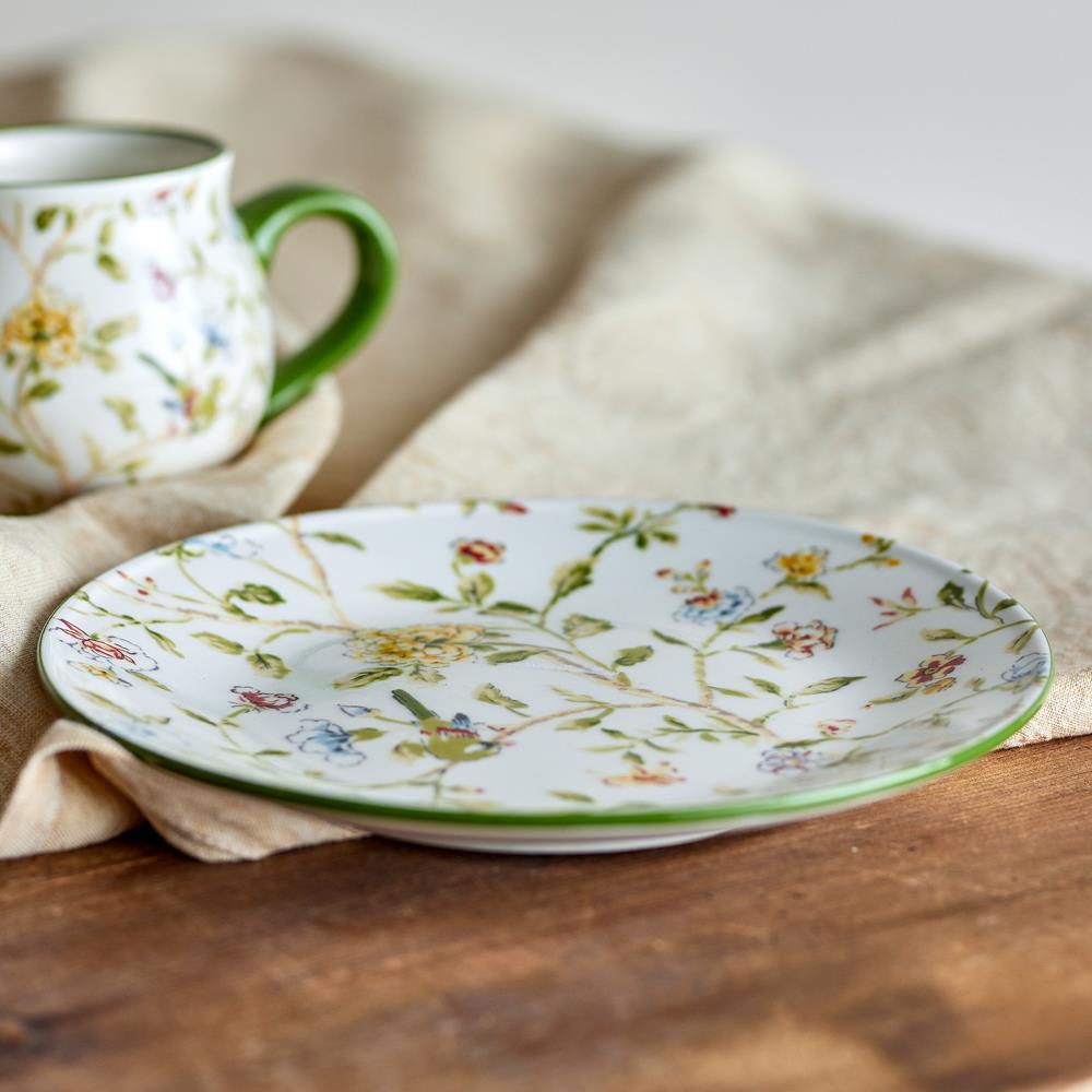 Bloomingville Bloomie Teller 20,5 cm Steingut, 4er-Set, mehrfarbig