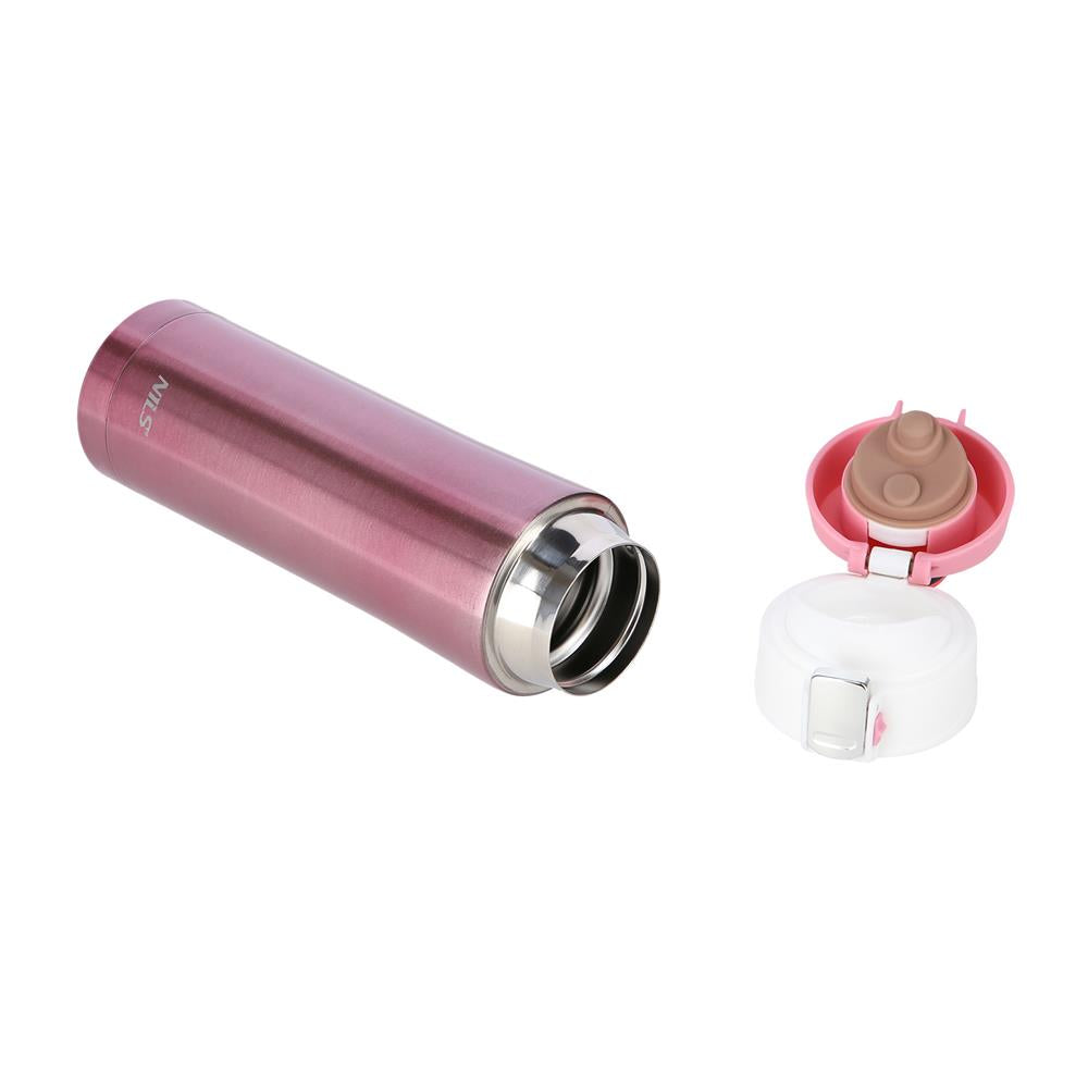 NILS Thermobecher 500 ml Edelstahl Rosa Isolierbecher auslaufsicher