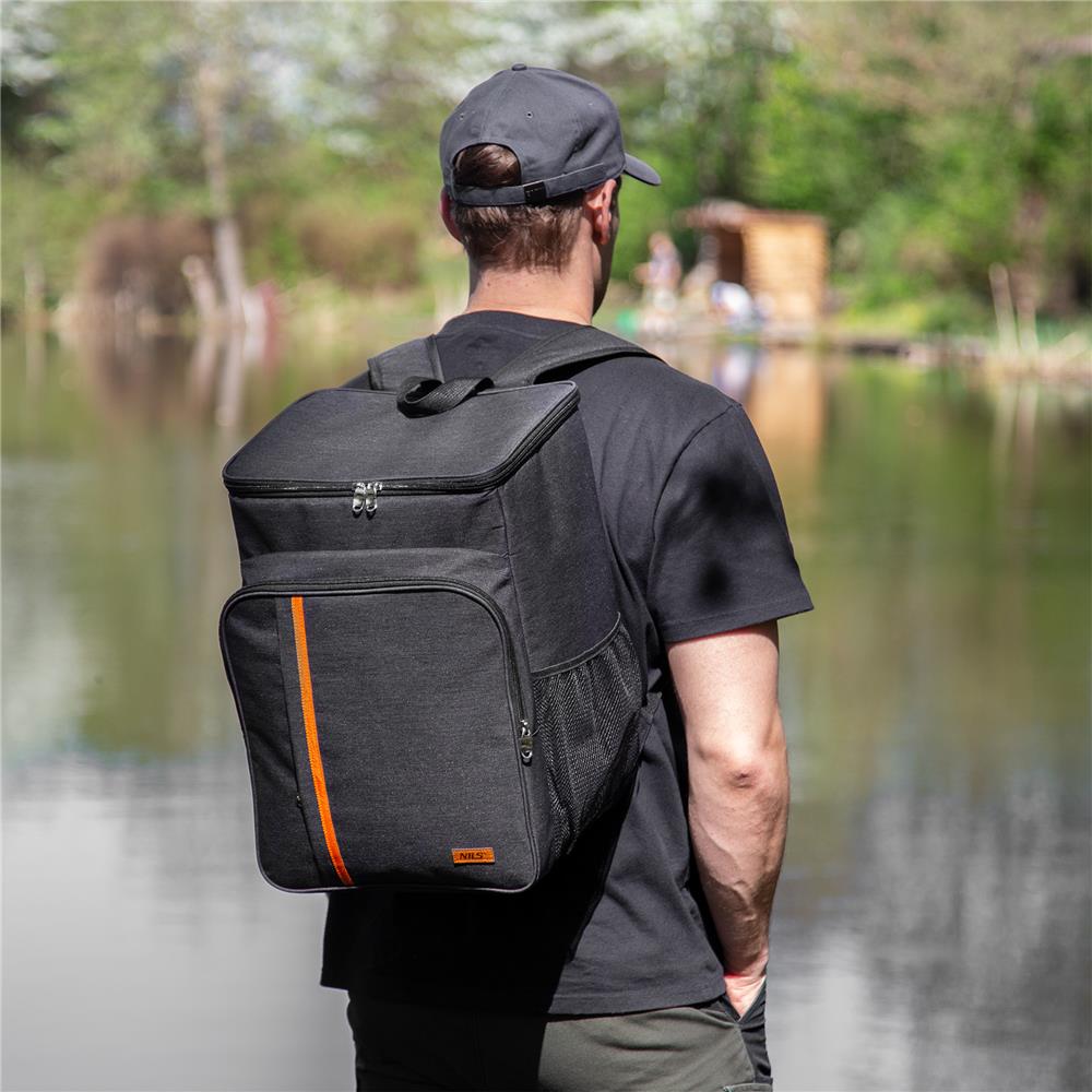 NILS Kühlrucksack 25L in Dunkelblau - Thermotasche für Picknick, Camping & Outdoor