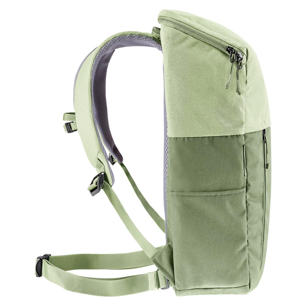 deuter UP Stockholm, Lifestyle-Rucksack, mineral-grove (grün), 22L, mit Flaschenhalter und Tabletfach