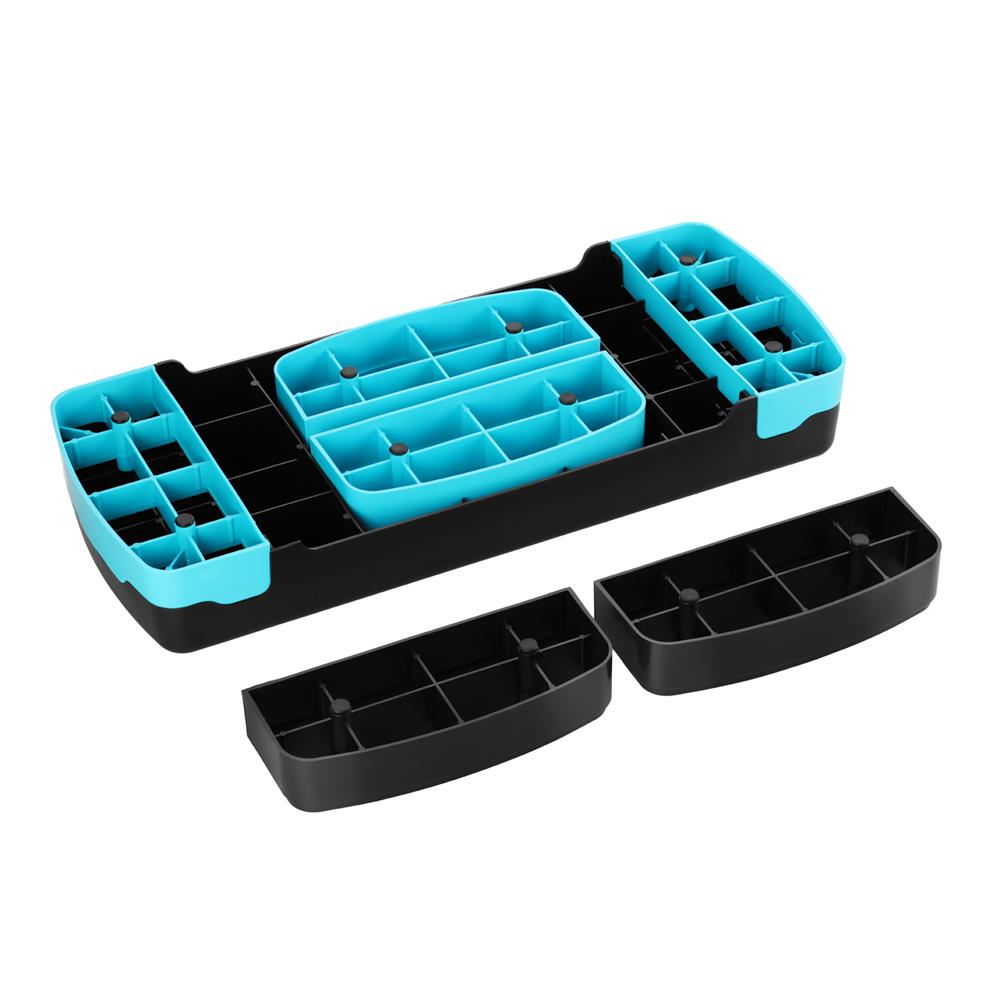 Aerobic Stepper 3-fach höhenverstellbar Schwarz/Mint für Fitness und Workout | HMS AS002